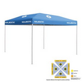 10' x 10' Blue Economy Tent Kit, Full-Color, Dynamic Adhesion (12 Locations)